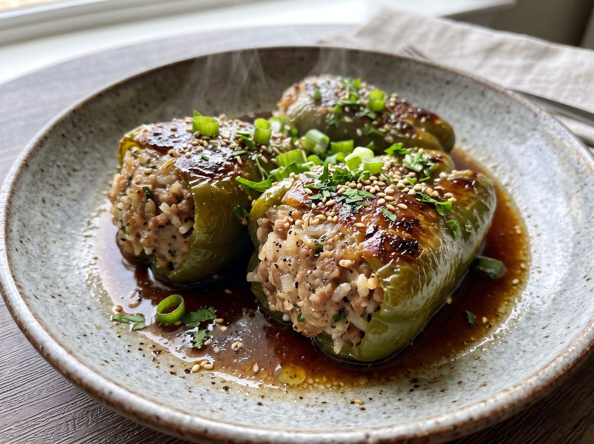Japanese Stuffed Peppers 2