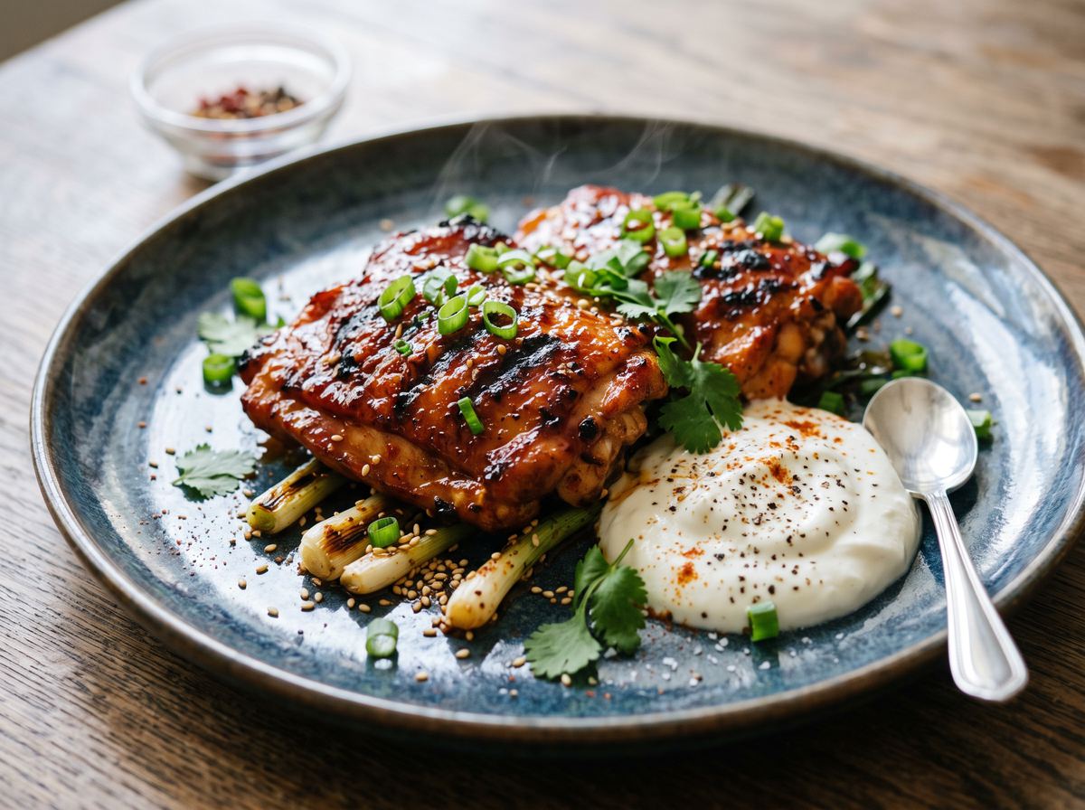 Korean Grilled Chicken Thighs