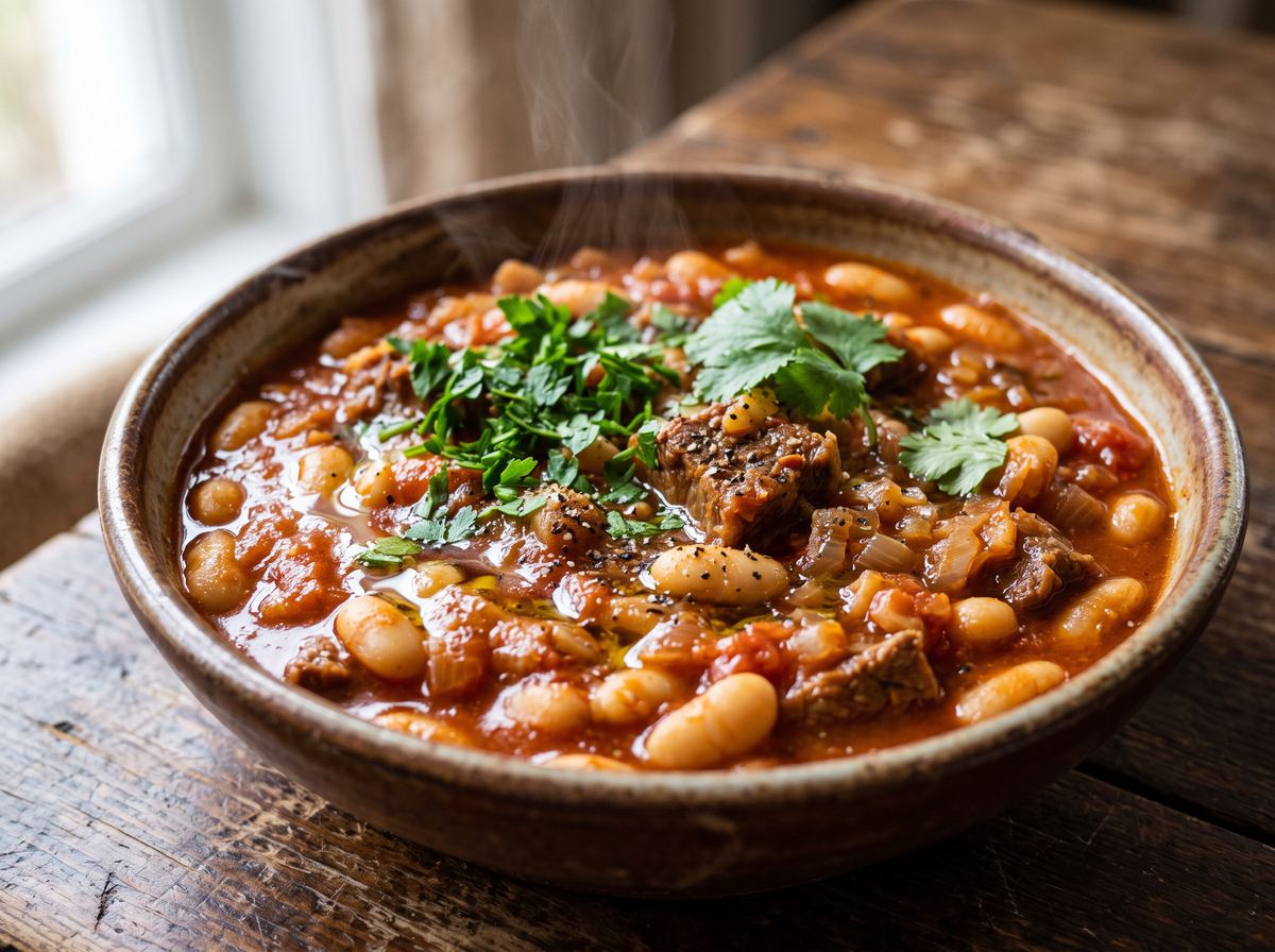 Lebanese Bean Stew 2