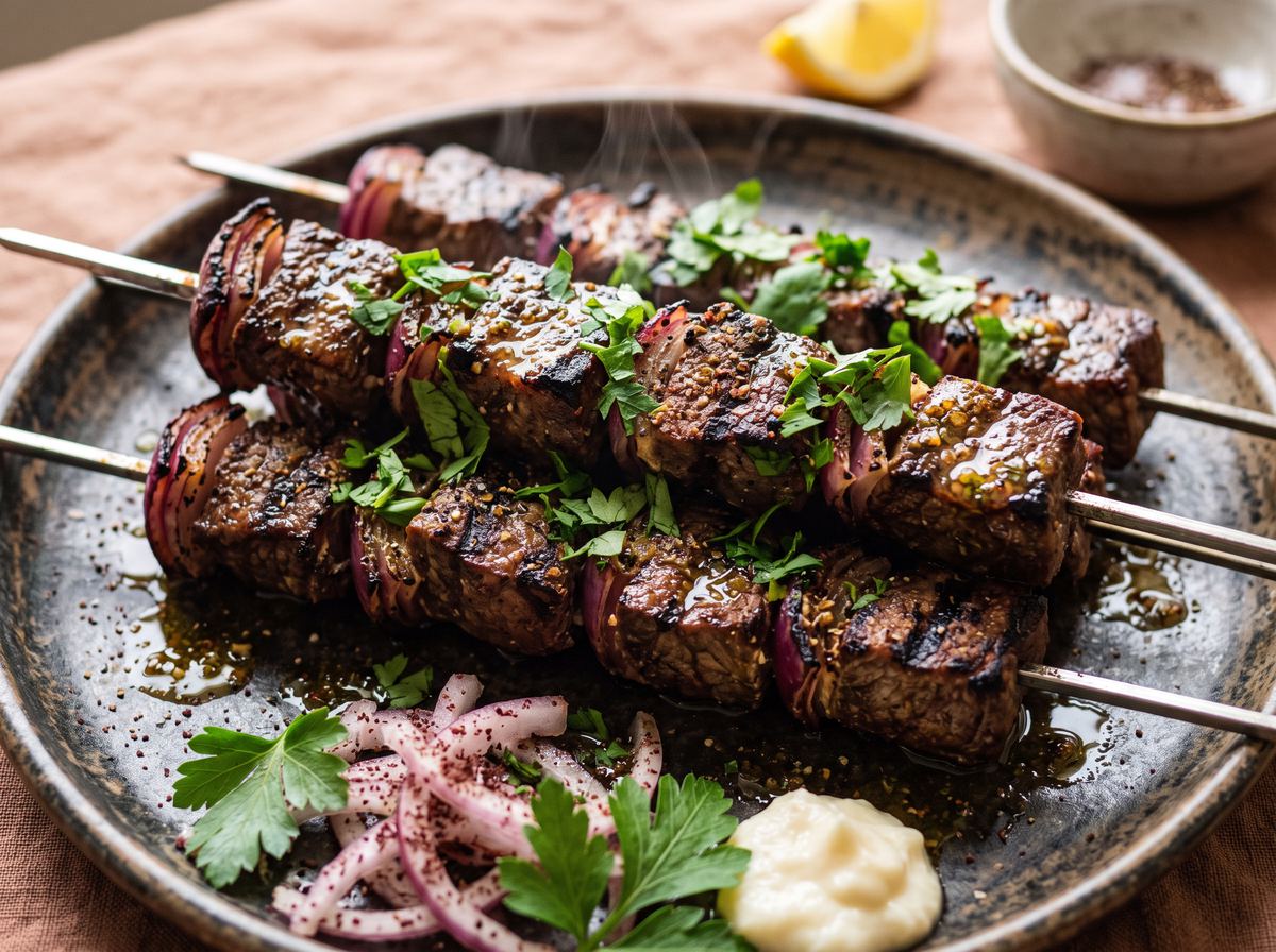 Lebanese Beef Skewers 2