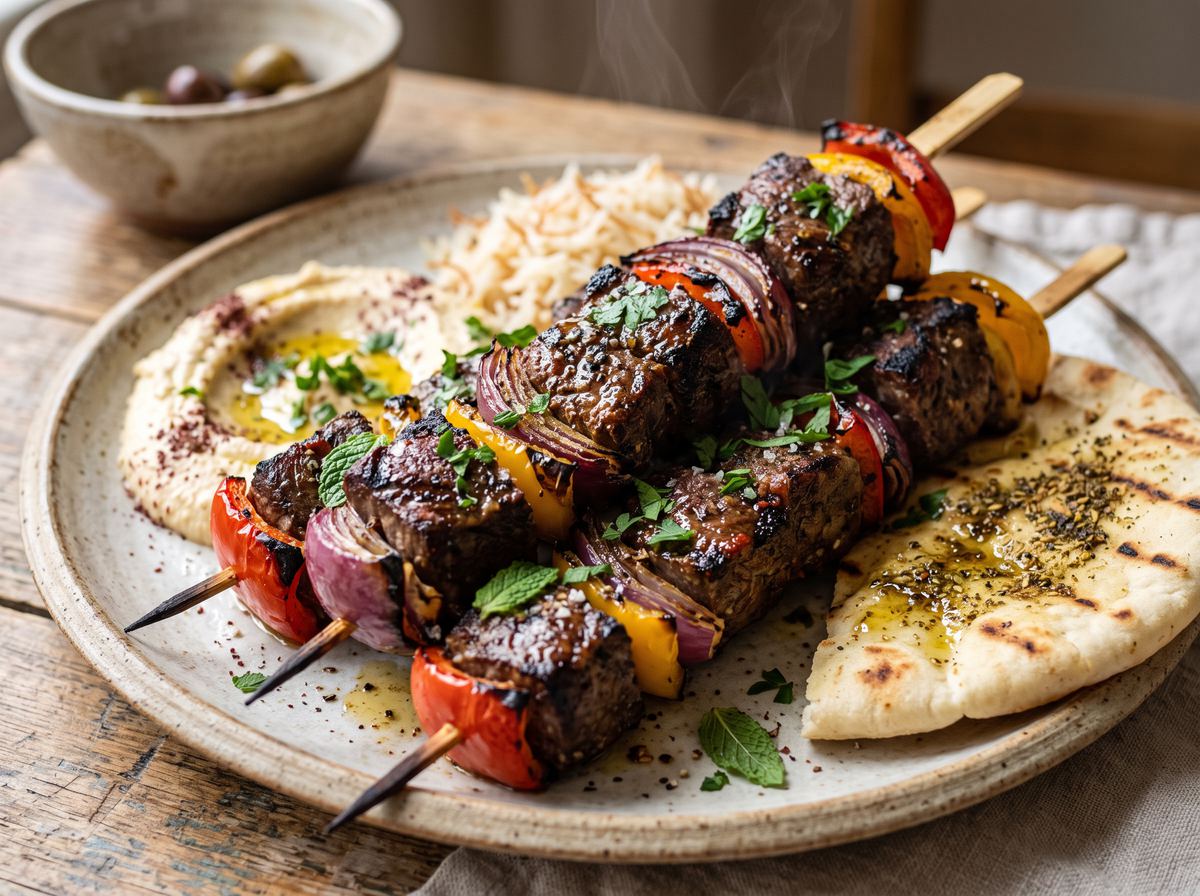 Lebanese Beef Skewers 3