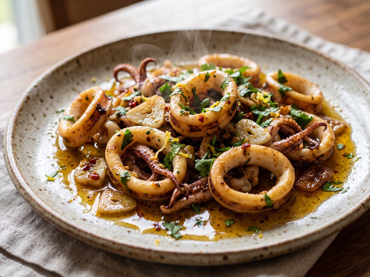 Lebanese Squid Stir-Fry 2