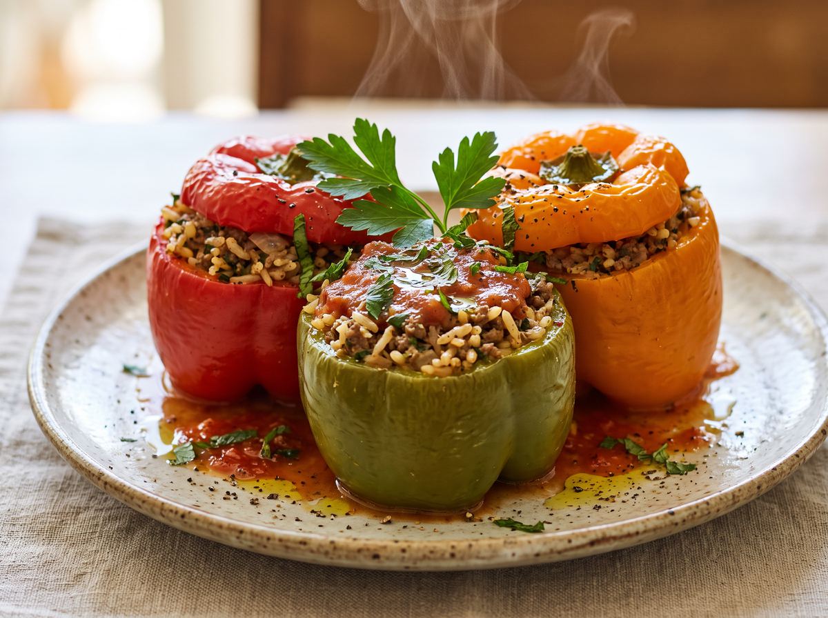 Lebanese Stuffed Peppers 2