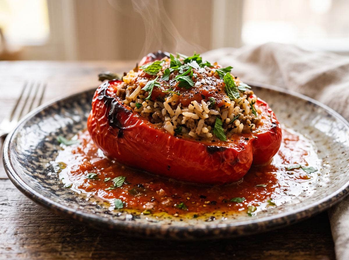 Lebanese Stuffed Peppers