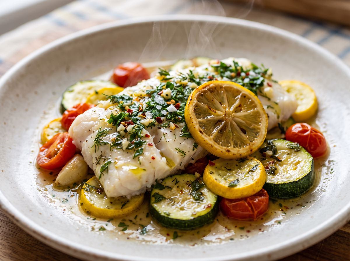Lemon–Herb Fish Packets