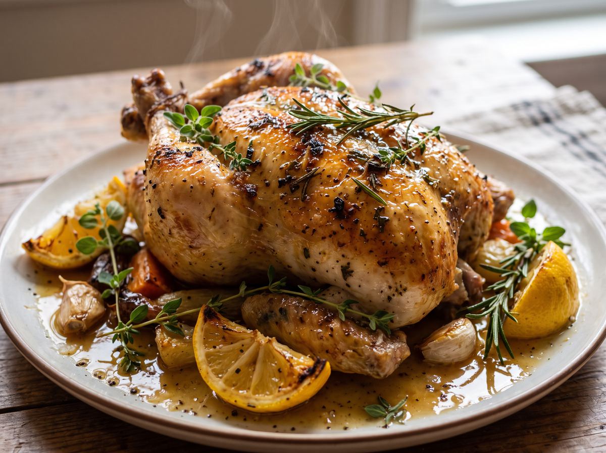 Lemon–Herb Roast Chicken