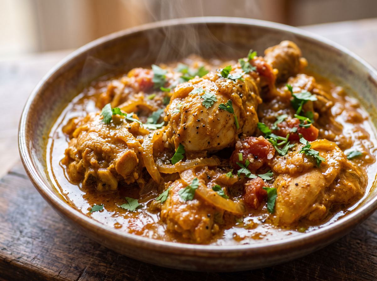 Middle Eastern Chicken Curry Pot