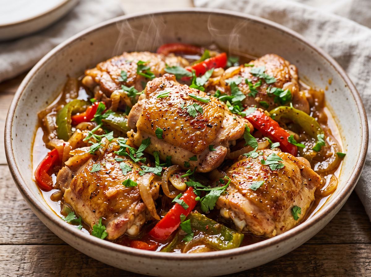 Middle Eastern Chicken Sauté