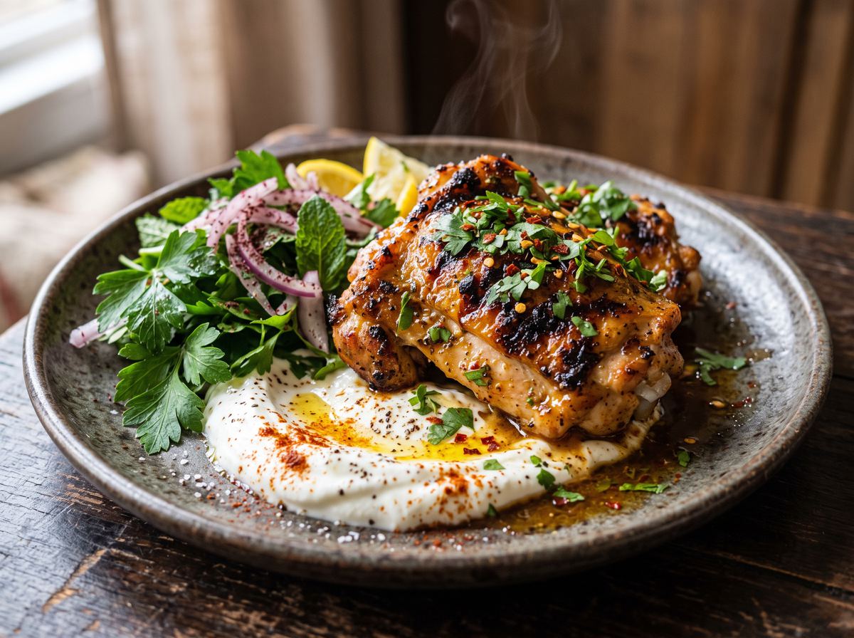 Middle Eastern Grilled Chicken Thighs 2