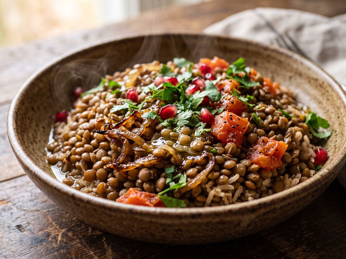 Middle Eastern Lentil Bowl 2