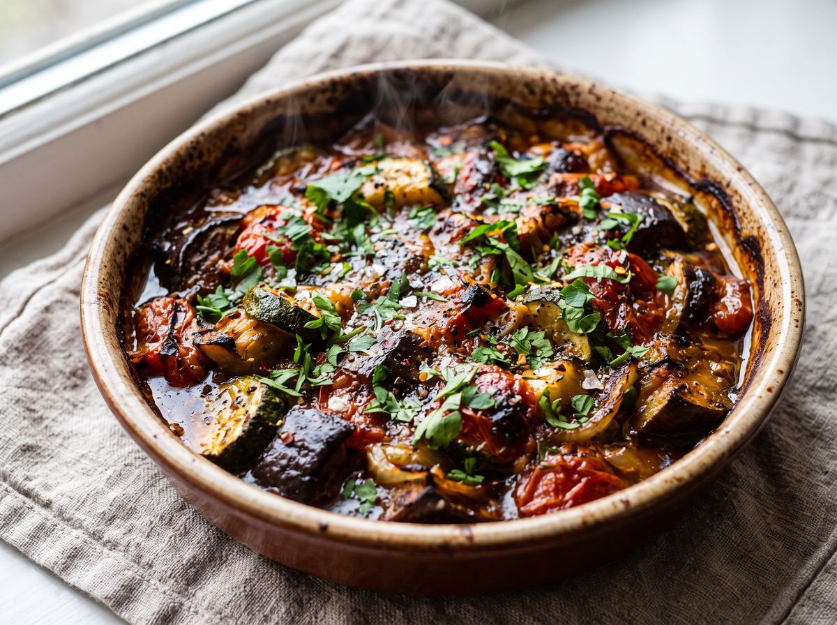 Middle Eastern Vegetable Bake