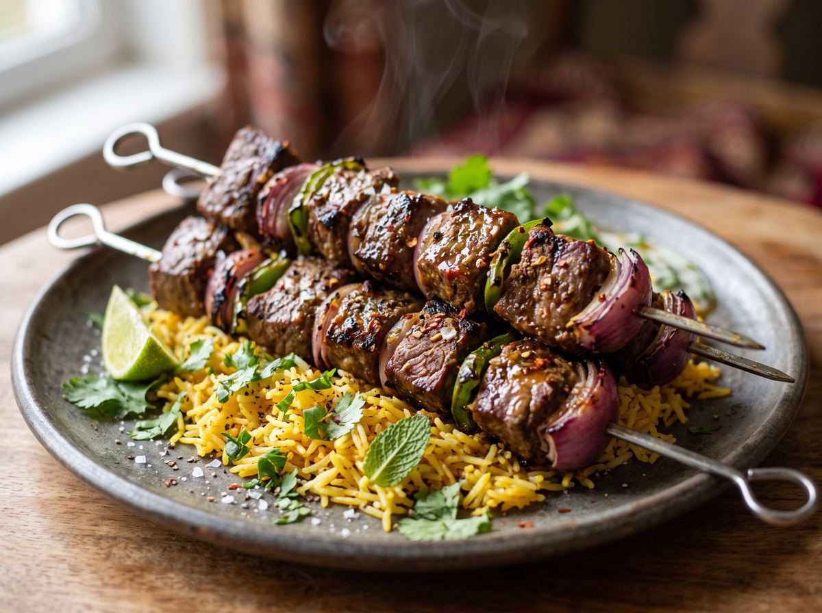 Pakistani Beef Skewers 3