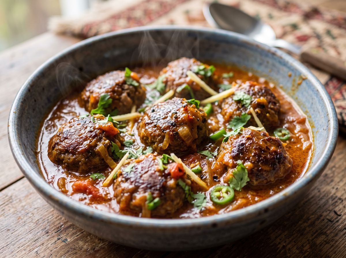 Pakistani Meatball Pot 3
