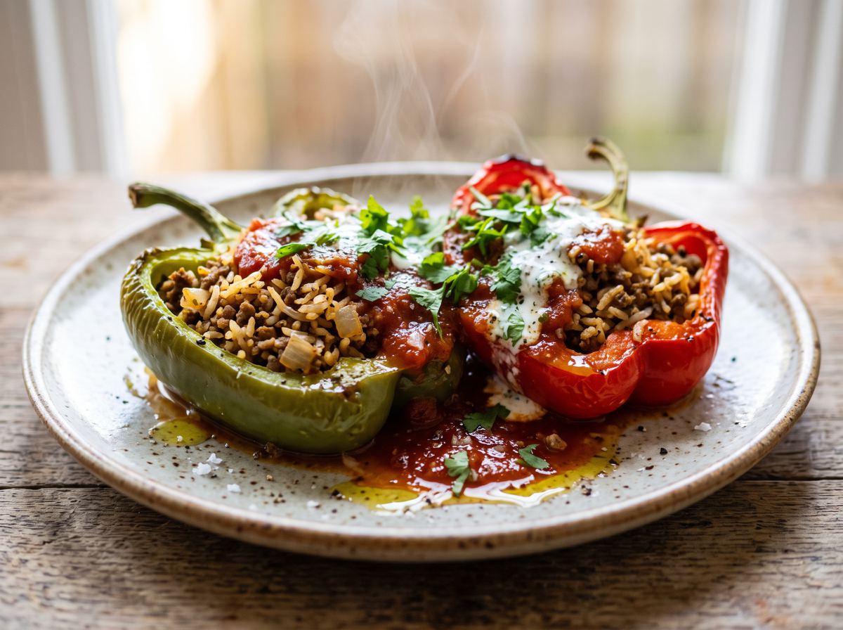 Pakistani Stuffed Peppers