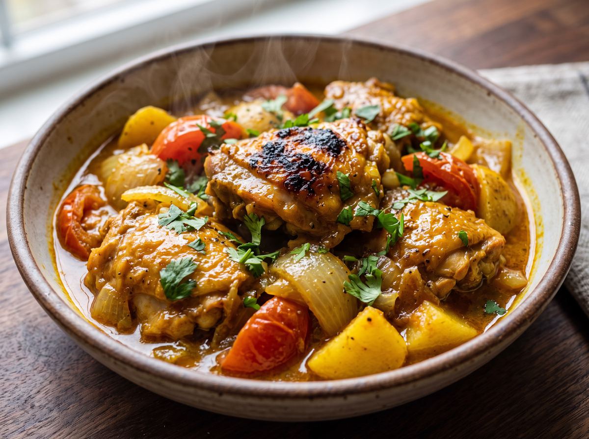 Peruvian Chicken Curry Pot