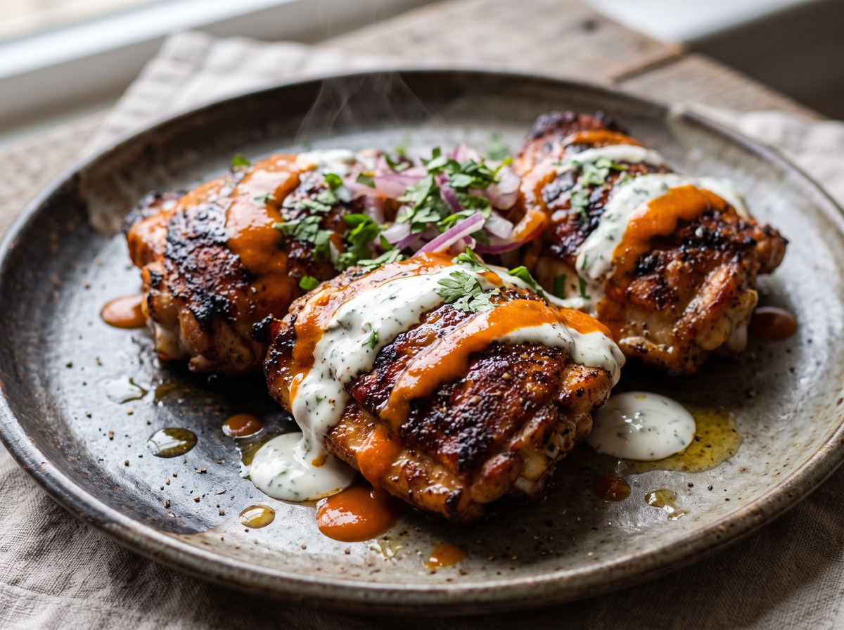 Peruvian Grilled Chicken Thighs 2