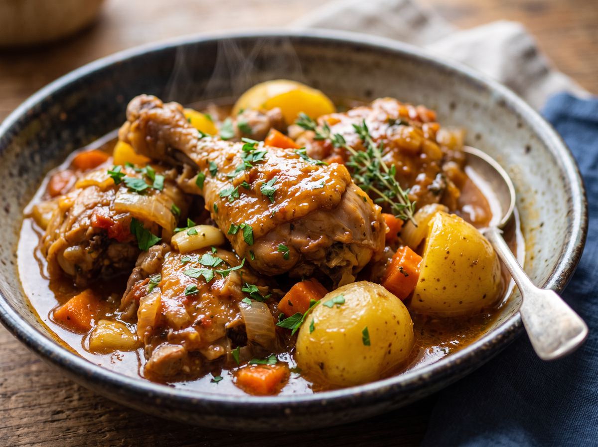 Pollo Guisado con Patatas