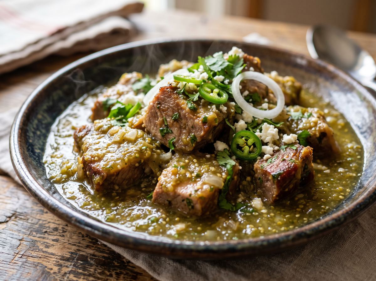 Puerco en Salsa Verde