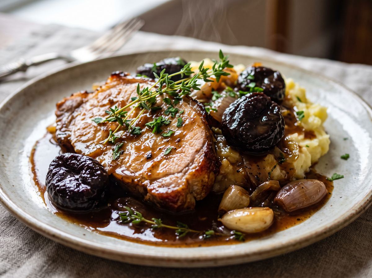 Rôti de Porc aux Pruneaux
