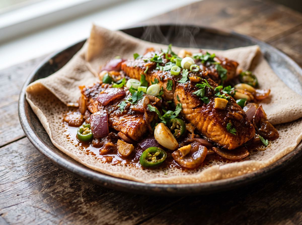 Salmon Tibs