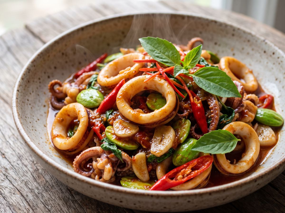 Thai Squid Stir-Fry