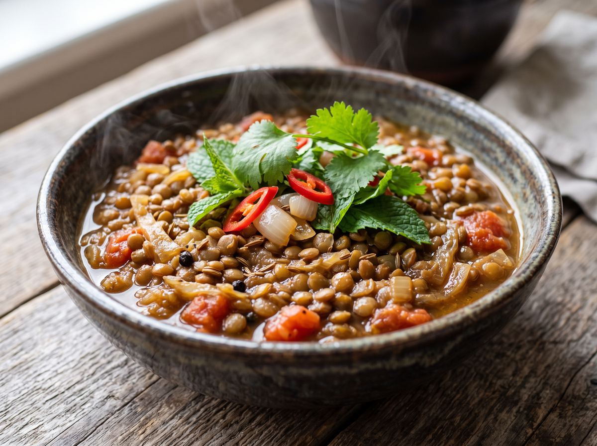 Vietnamese Lentil Bowl