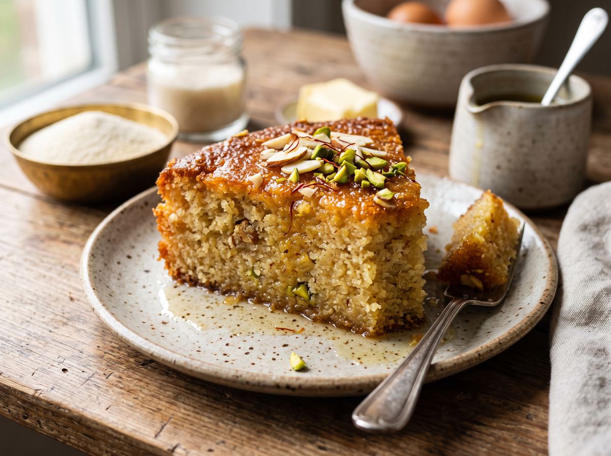 Indian Sweet Syrup Cake 2