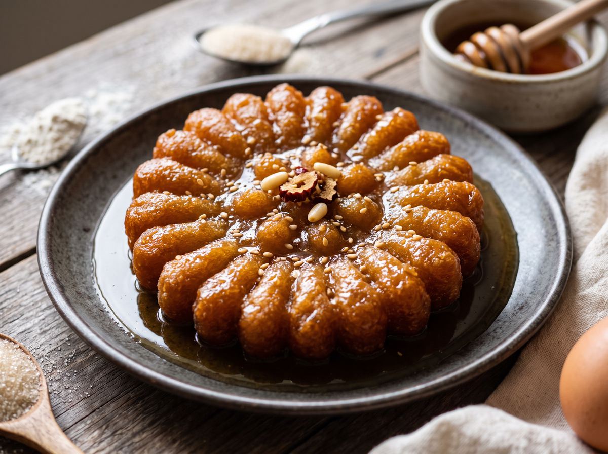 Korean Sweet Syrup Cake