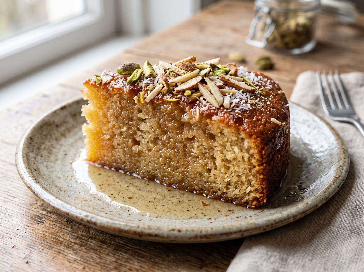 Pakistani Sweet Syrup Cake