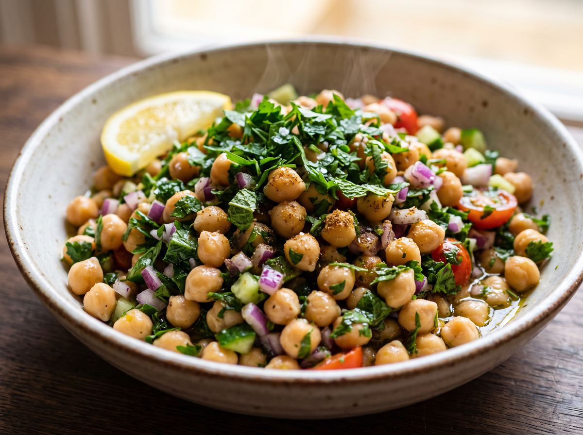 Chickpea–Lemon–Herb Salad