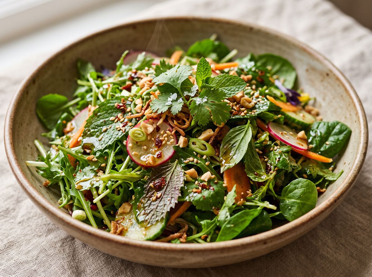 Chinese Herb Salad