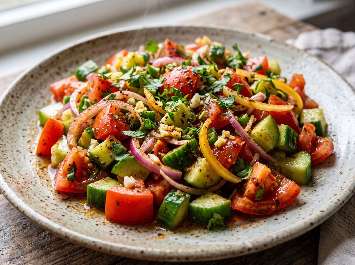 Cucumber and Tomato Salad
