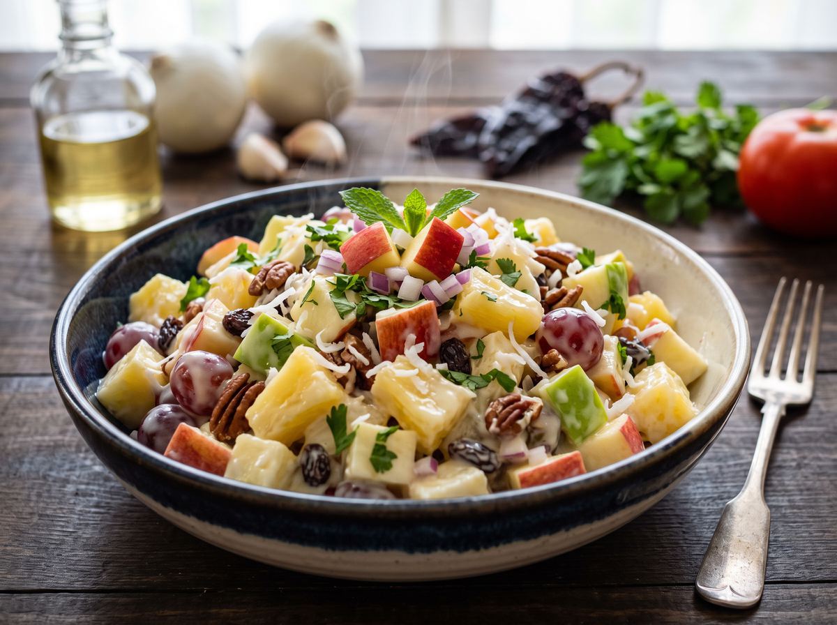 Ensalada Navideña de Manzana