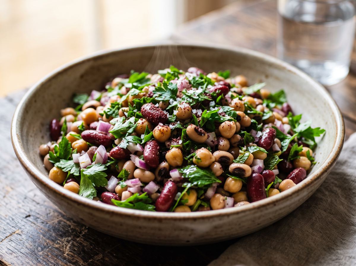Middle Eastern Bean Salad 3