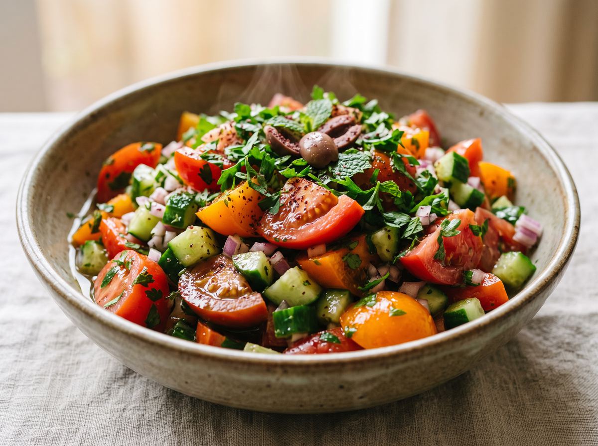 Middle Eastern Tomato Salad 2