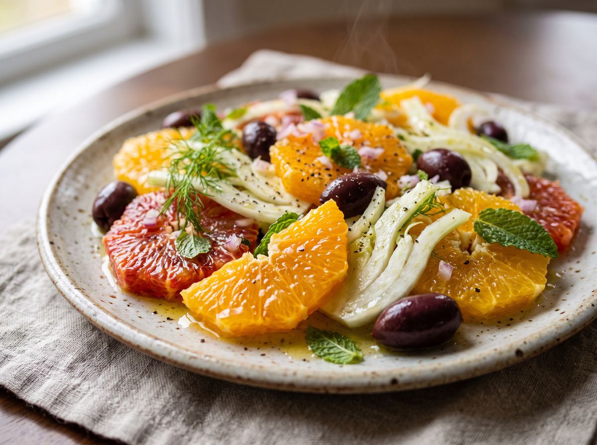 Orange, Fennel & Olive Salad
