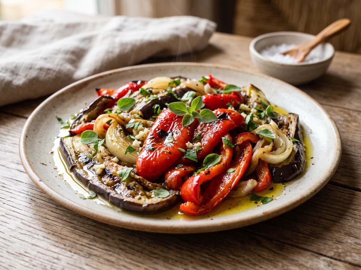 Roasted Pepper Salad (Escalivada-style)