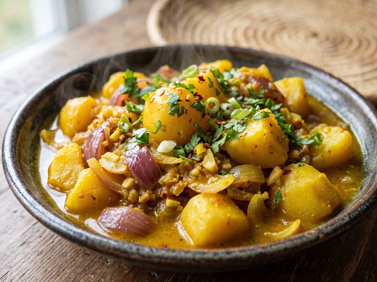 Dinich Alicha Potatoes