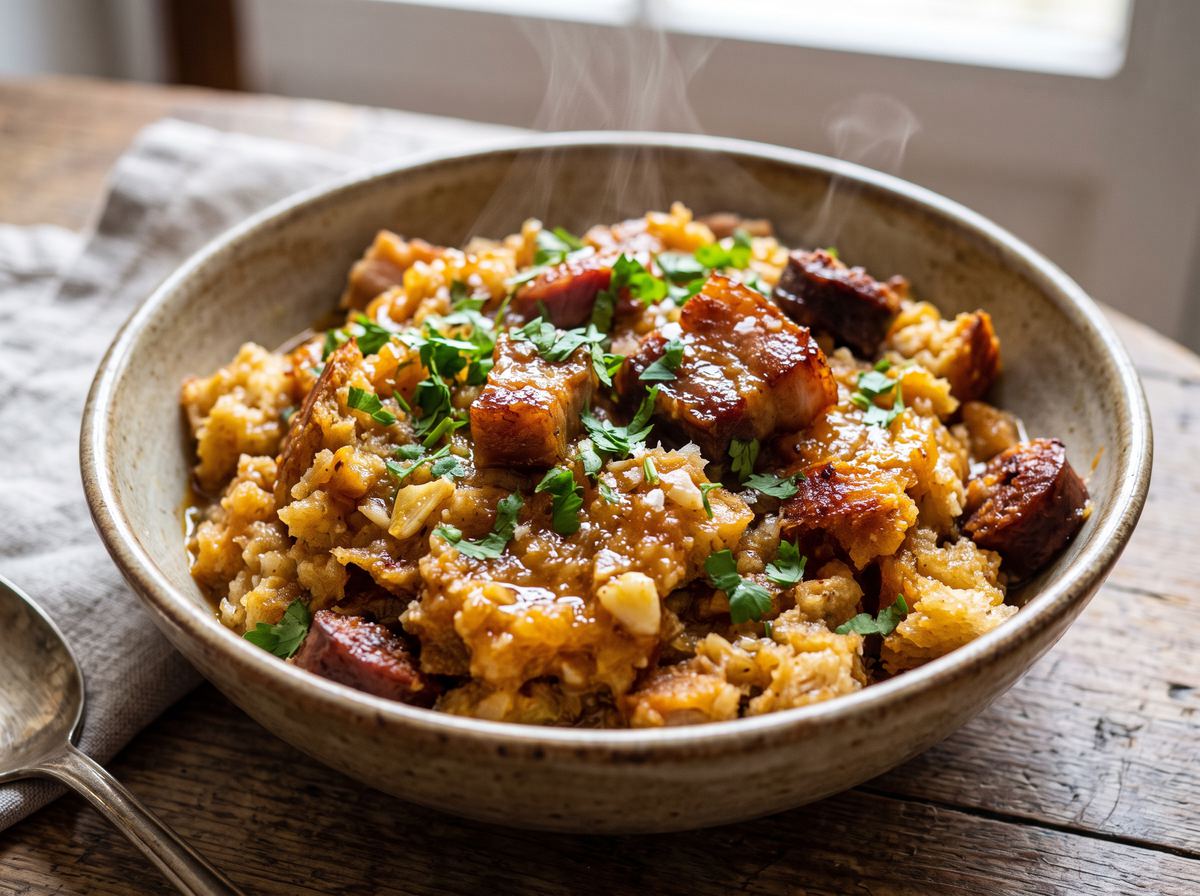 Migas Alentejanas de Pão