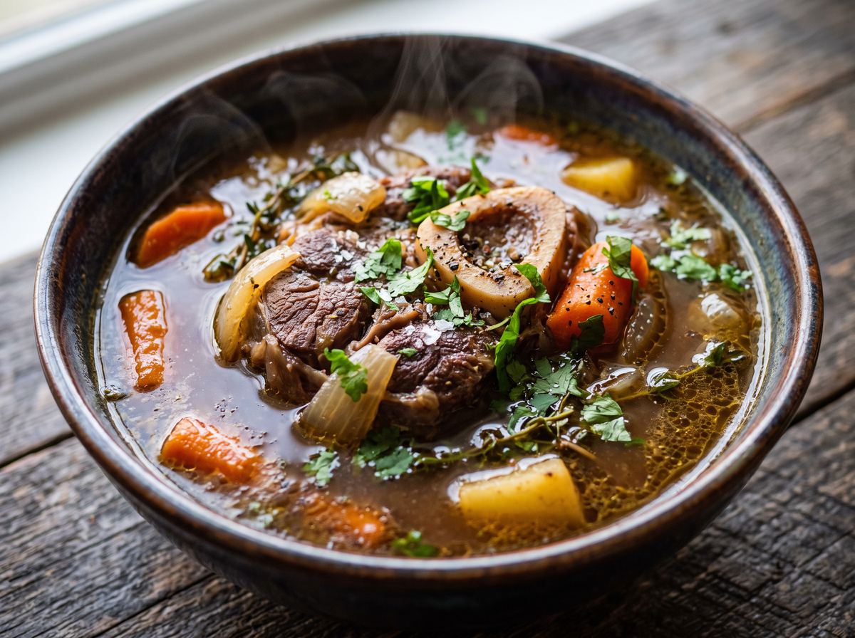 Caribbean Beef Broth Soup 2