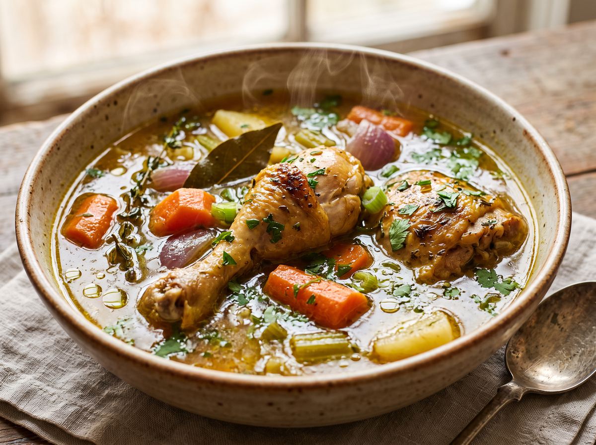 Caribbean Chicken Broth