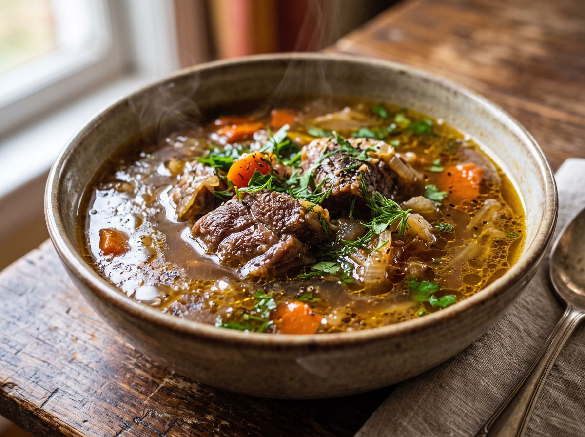 Eastern European Beef Broth Soup 2