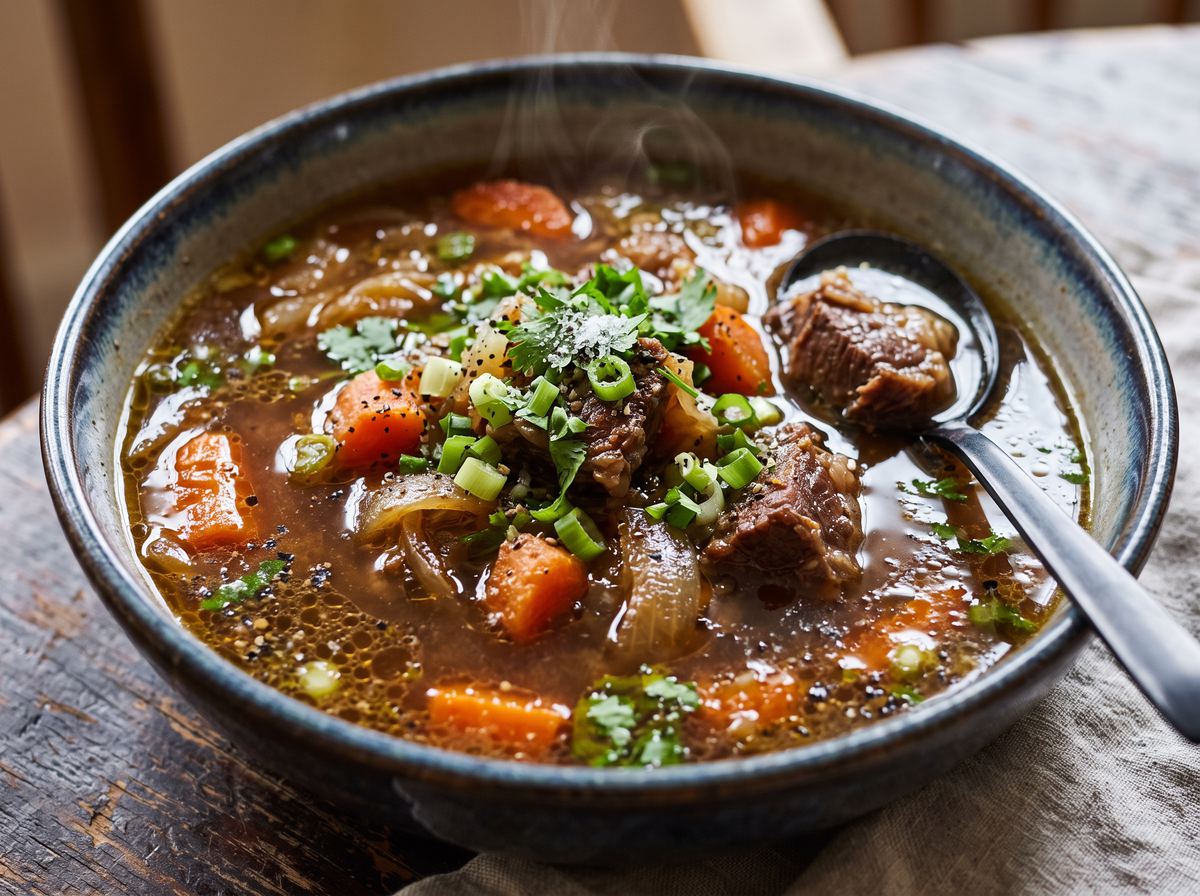 Japanese Beef Broth Soup