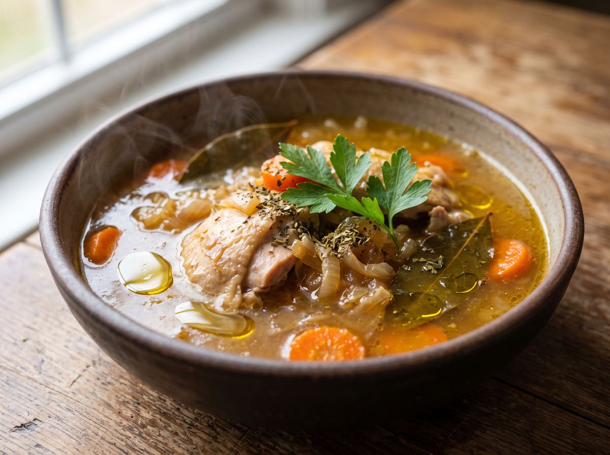 Lebanese Chicken Broth 3