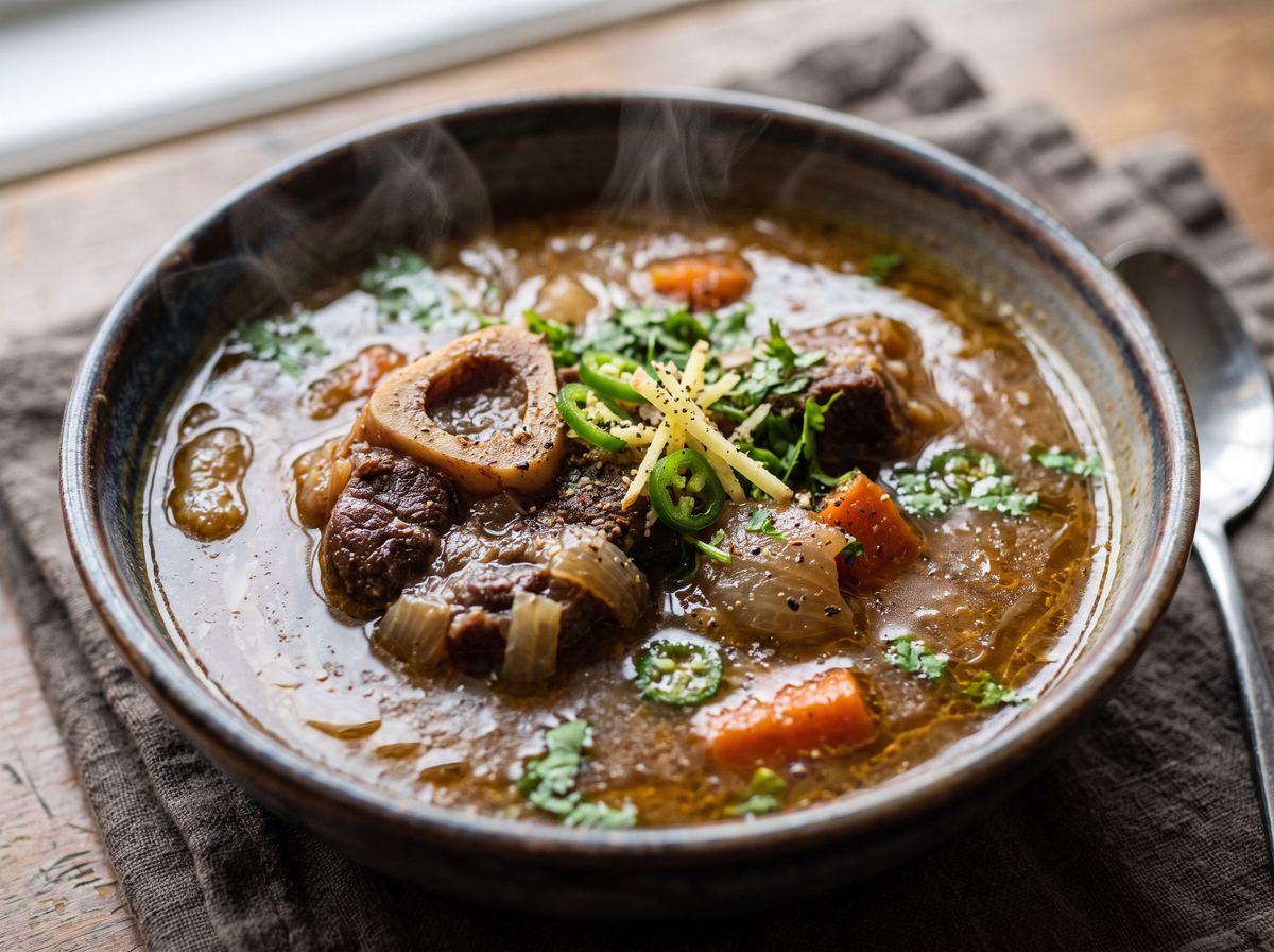Pakistani Beef Broth Soup 3