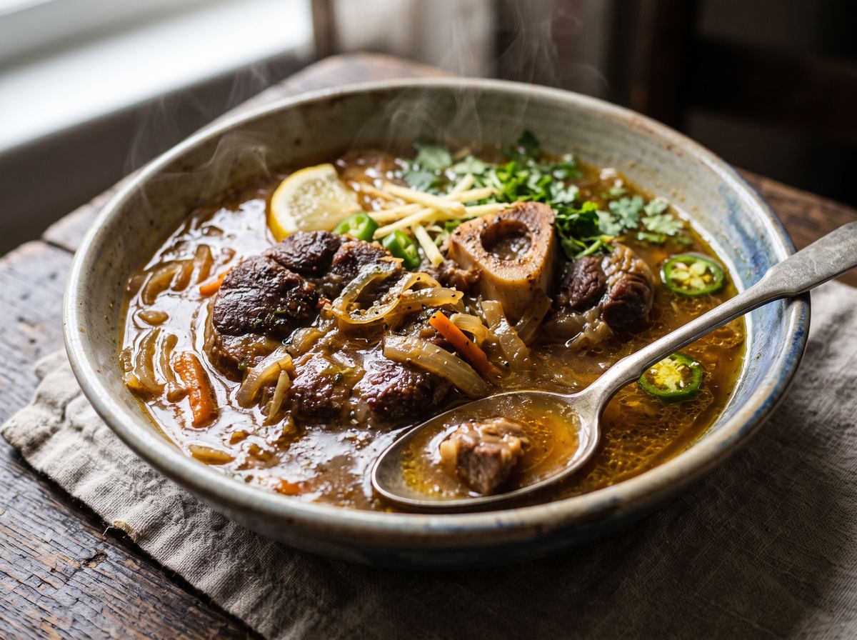 Pakistani Beef Broth Soup