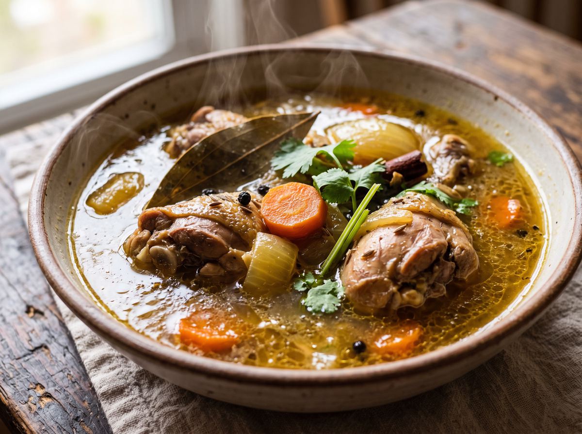 Pakistani Chicken Broth