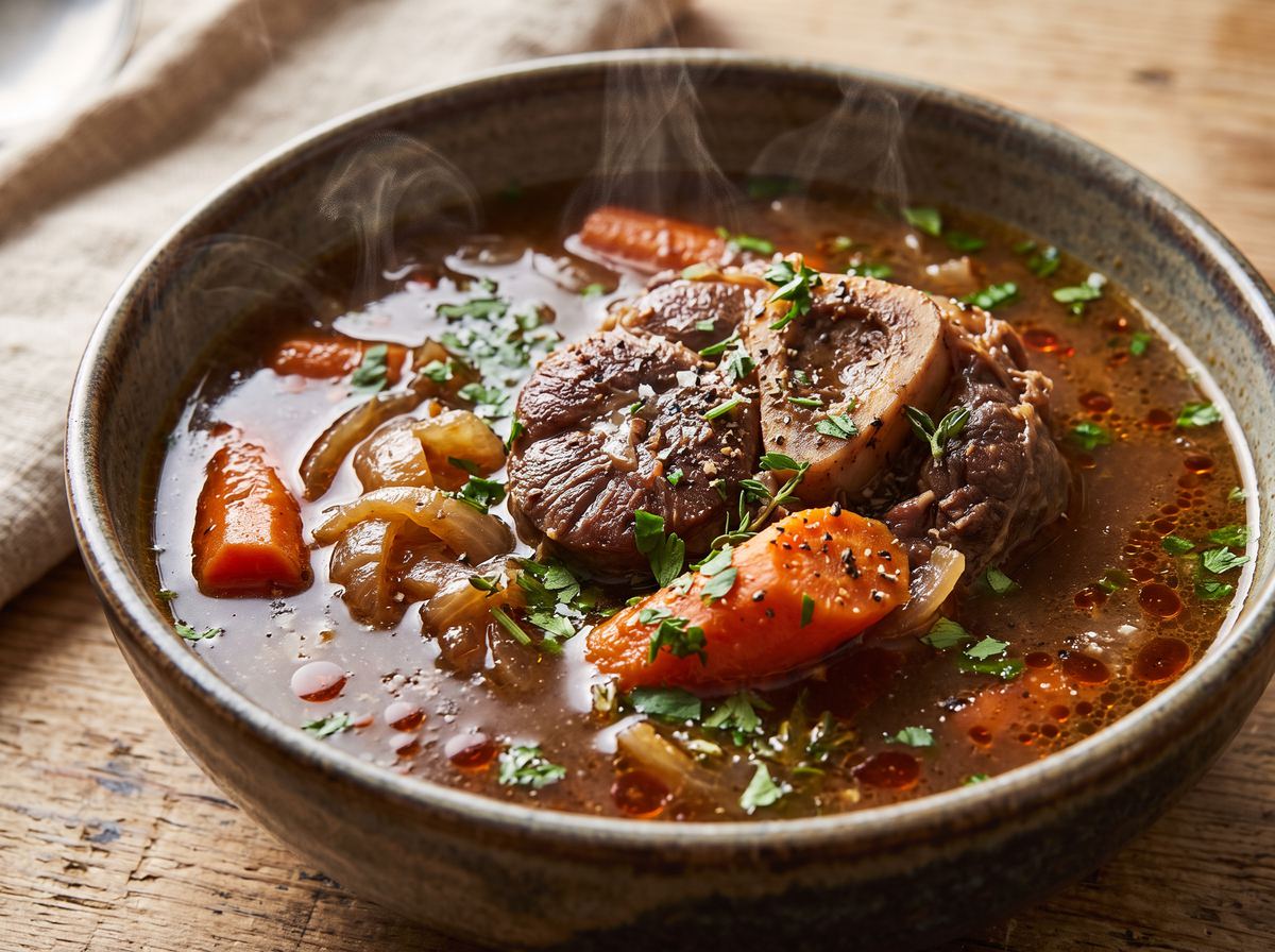 West African Beef Broth Soup