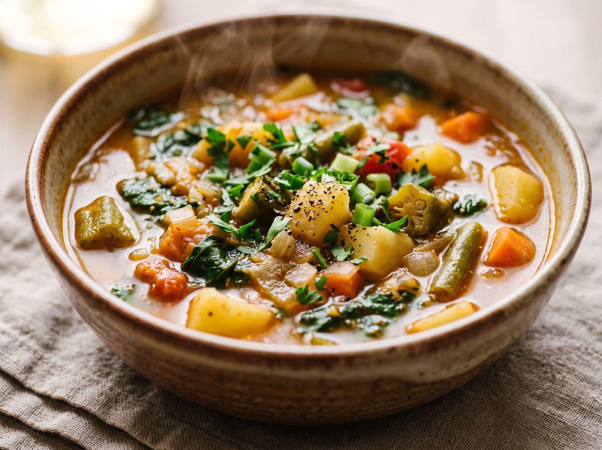 West African Vegetable Soup 3