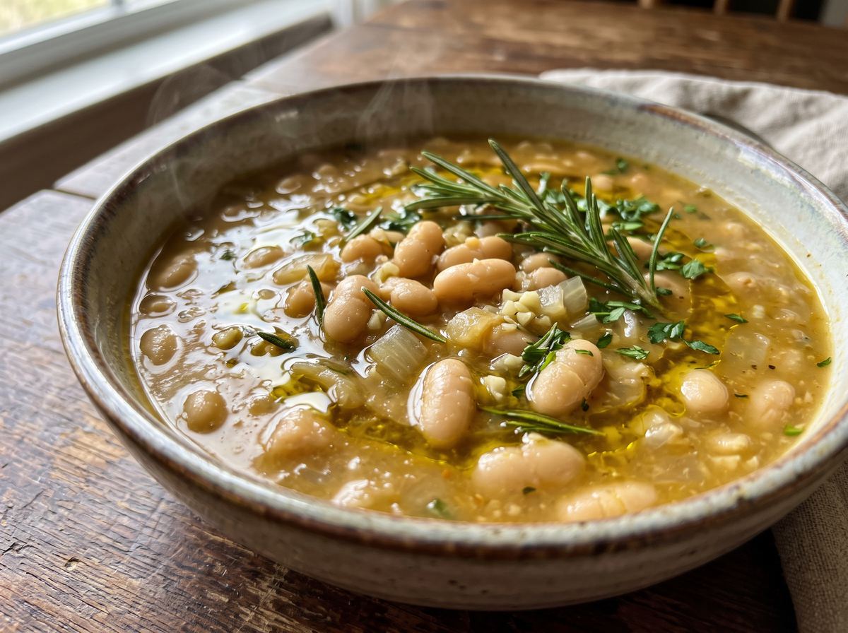 White Bean & Rosemary Soup